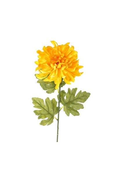 OEM Floare Artificială cu Tulpina Lunga Crizantema Galbenă 85 cm – Decor Real...
