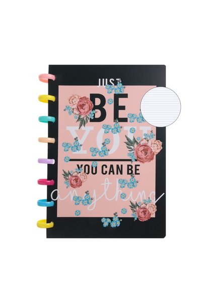 OEM Carnețel notițe A5 dictando Magic Clip Floral "Be You", 80 file