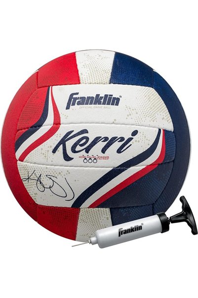 Franklin Sports كرة الطائرة الشاطئية الرسمية من كيري والش - كرة الطائرة الشاط...