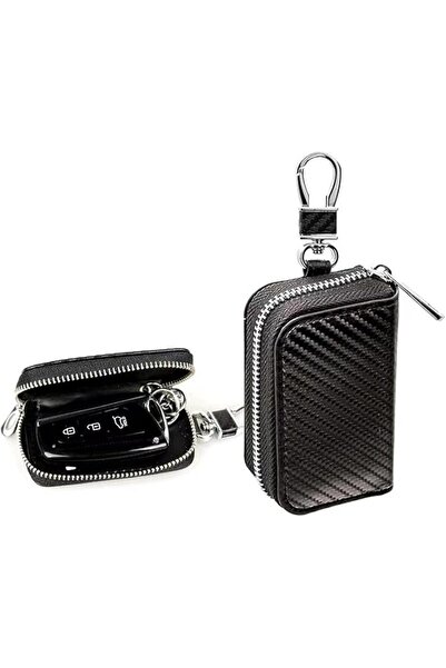 GENERAL Leather Car Key Fob Case Holder for Men and Women, Car Smart Keychain...