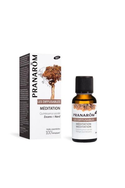 Pranarom Meditation - Organic Essential Oil Mix - Les Diffusables Meditation,...