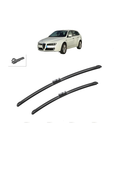 Bosch Σετ 2 Υαλοκαθαριστήρων ALFA ROMEO 159 Sportwagon (939) 2005-2012, παρμπ...