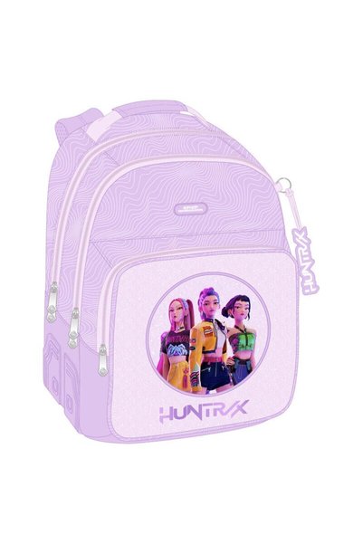 Syfax Safta KPop Demon Hunters Iconic rucsac școlar 42 cm, compatibil cu troler