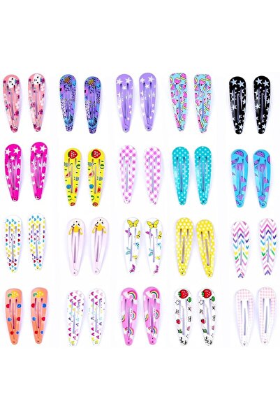 GENERAL Girls Hair Clips, 40 Pcs Colorful Small Hair Barrettes, Multiple Styl...