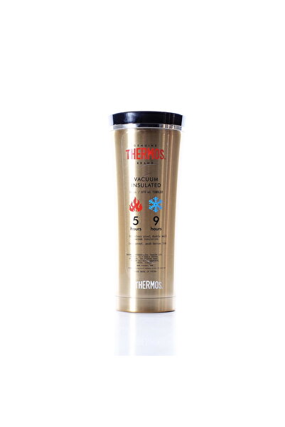 Thermos كوب حافظ استيل ذهبي