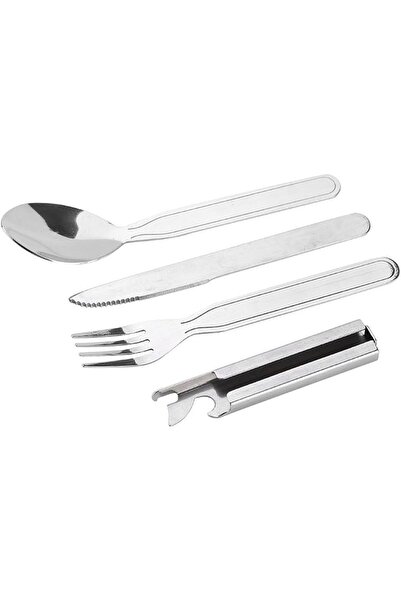 GENERAL EMUKOEP Portable Outdoor Cutlery Set Stainless Steel Cutlery Set Kitc...