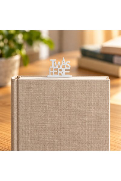 sportivoshop Semn de carte cu mesaj „I Was Here”, accesoriu pentru carti, cad...