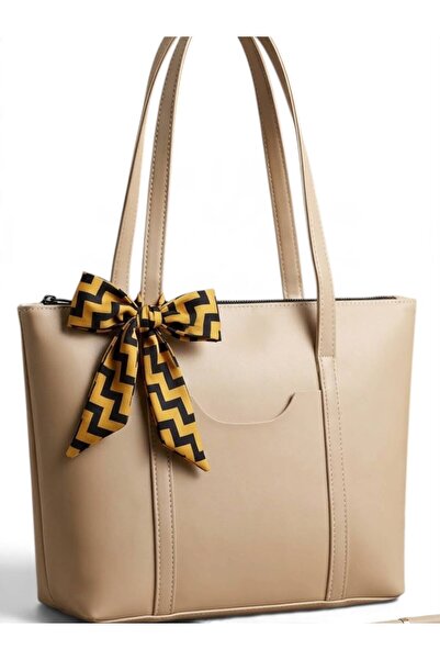 BACHUS Women's Zippered Scarf Hand and Shoulder Bag