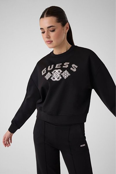 Guess Fabrizia Kadın Aktif Sweatshirt