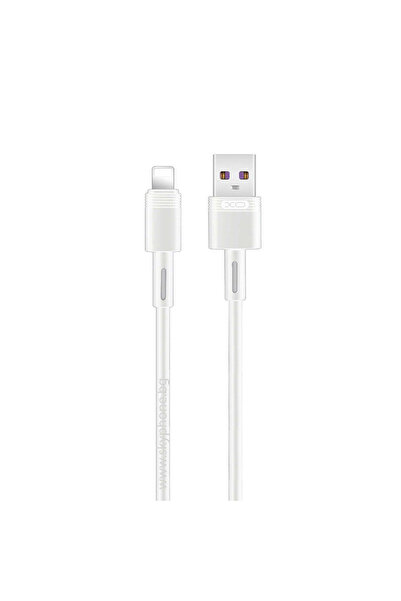 Xo Data cable NB-Q166 USB-A - Lightning, 1 m, 5A, White