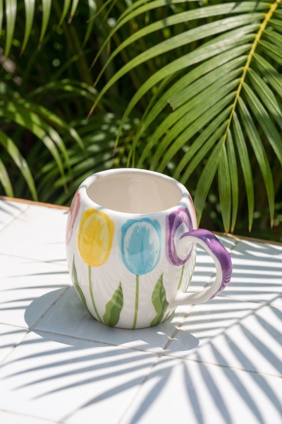 ACAR Tulip Porcelain Mug - 350 ml