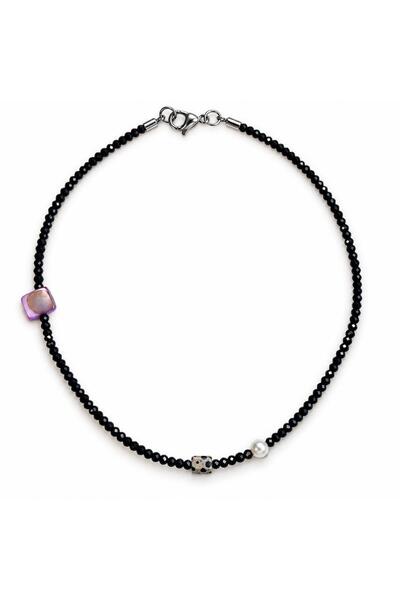 Generic Brand GET STONED | Handmade Necklace with Faceted Black Onyx, Natural...