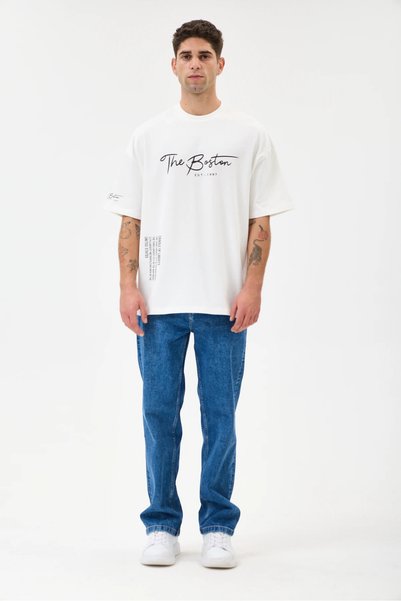 The Boston Oversize T-Shirt - Ekru