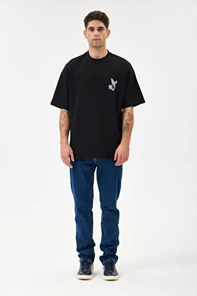 Phoenix Oversize T-Shirt - Siyah