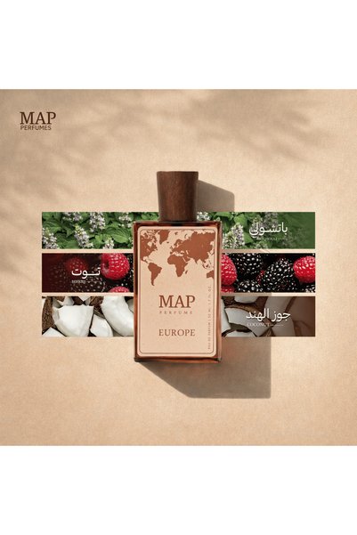 map perfumes قارة أوروبا -Europe