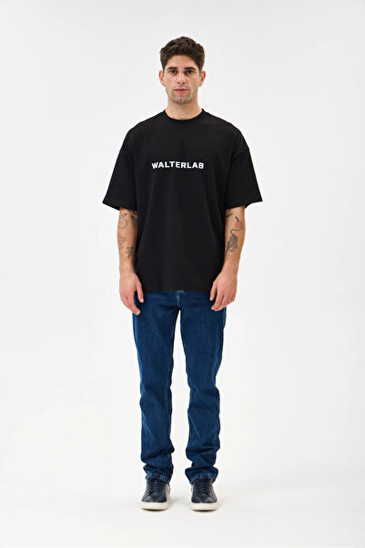 Logo Oversize T-Shirt - Siyah