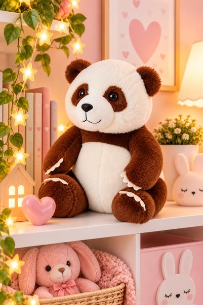craftivio 50 cm Plush Panda Toy – Sitting Cute Panda, Large Size Gift Plush Animal