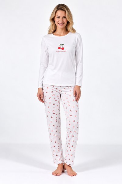 Serena Pijama damă cu mânecă lungă și pantaloni lungi cu imprimeu