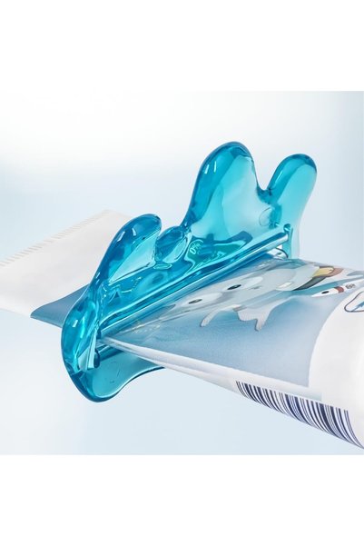 Flipper Whale Blue Toothpaste Squirter for Kids – Fun and Easy Toothpaste Dispenser, squeezer works well on most toothpaste tubes- Easy to use, Made in Malaysia, 3Y+