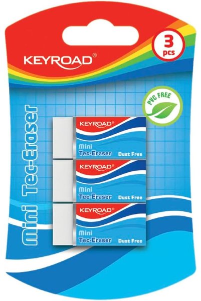 KEYROAD Kr971023 Eraser Set - 3 Pieces