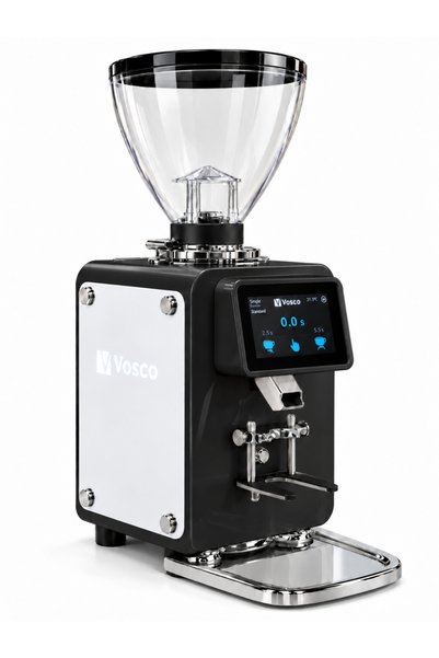 vosco VV-64 Siyah Profesyonel Kahve Öğütücü 420 W - 64 mm Çelik Dişli, 850 g Hazneli, Kahve Değirmen