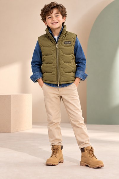 tinytrends Erkek Çocuk Style Şişme Yelekli 4'lü Kışlık Takım