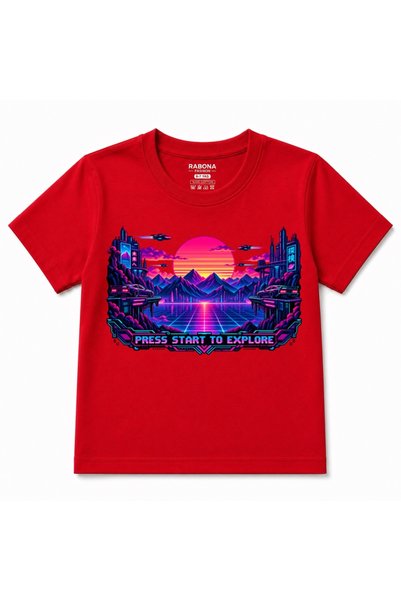 Rabona Fashion Πατήστε το Start για να εξερευνήσετε Cyberpunk Neon Sunset Ret...