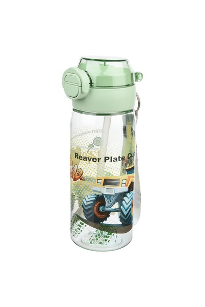 Cosiness Race Car 2-Tier Nutrition & Storage Container + Water Bottle with Dual Drinking Options 550 Ml. Seti