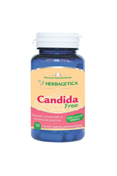 herbagetica Fără Candida Herbagetica, 30 capsule vegetale
