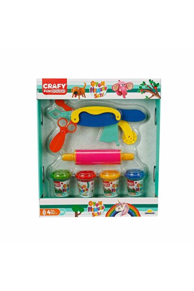 CRAFY Oyun Hamuru Şekillendirme Seti 200 g 6 Parça