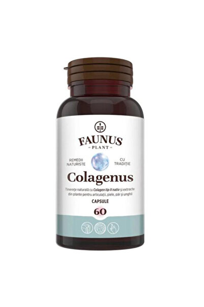 Faunus Plant Colagen Tip 2 pentru Articulatii, Oase, Piele si Par - Colagenus...