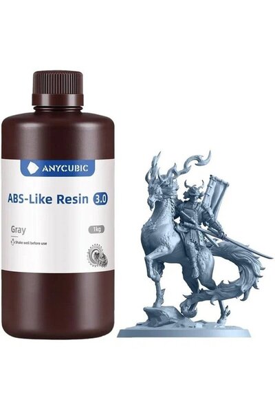 Anycubic Ρητίνη τύπου ABS 3.0 (Γκρι) - (SABL3GY-10-IPO-01)