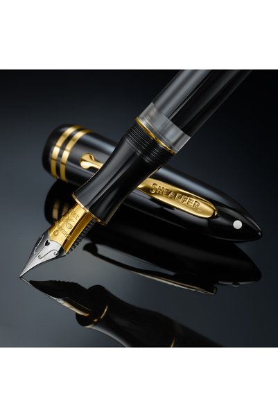 Sheaffer BALANCE III E893 ΓΥΑΛΙΣΤΕΡΟ ΜΑΥΡΟ ΚΑΙ ΧΡΥΣΑ ΣΤΟΙΧΕΙΑ ΠΕΝΑ ΕΞΤΡΑ ΛΕΠΤΗ