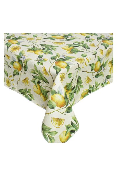 OEM Față de Masă Plastifiata Bej cu Model Lamaii 180x40 cm – Protecție și Dec...