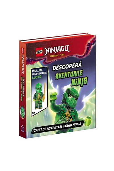 Dph Caiet de activitati si ghid Ninja, Lego Ninjago, Descopera aventurile ninja