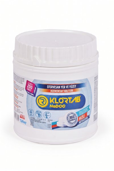 Nadcc Efervesan Yer ve Yüzey Tablet Dezenfektan Nadcc 3,4 gr x 200 Tablet