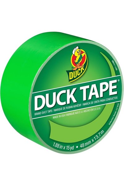 Duckie Duck شريط لاصق متين ملون من داك، أبيض، 48 مم × 18.2 متر، 1265015