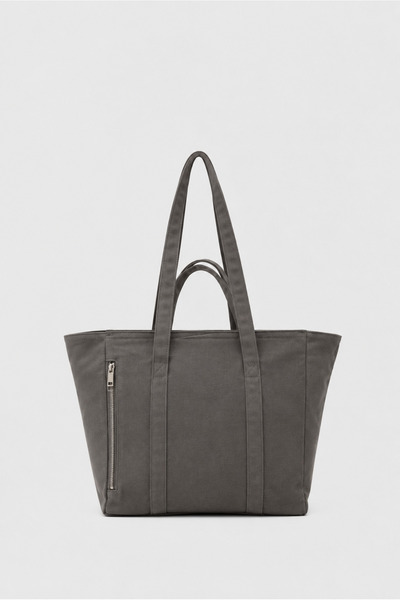 Shule Bags Voyage Canvas Shoulder Bag Anthracite