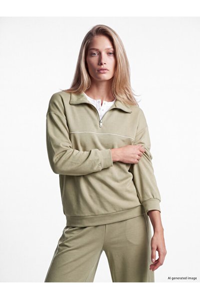 LC Waikiki Quality Pieces from Çelebi Store Soft Touch Loose Fit Women's Swea...