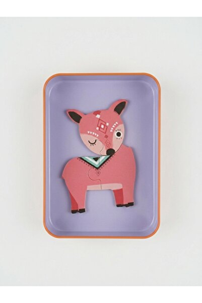 Calimera Toys Wooden First Puzzle 6 Different Themes Animals Series
