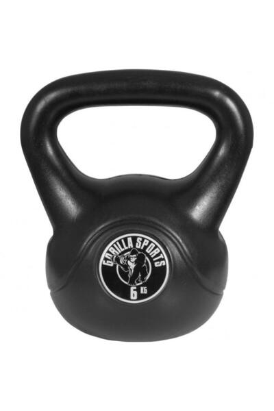 Gorilla Sports Kettlebell din plastic 2 - 20 kg 6 kg