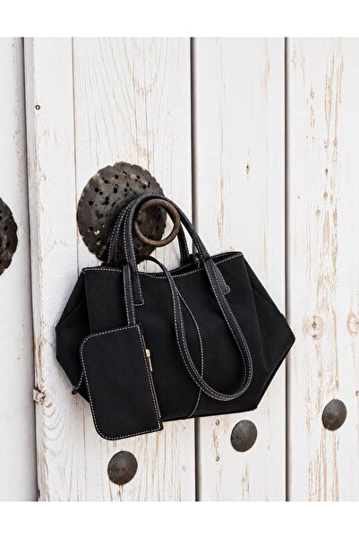 bag Women's Suede Wallet Large Size High Quality Hand and Shoulder Bag