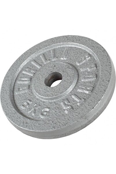 Gorilla Sports Discuri de halteră din fontă 0,5 - 30 kg Argintiu / 5 kg