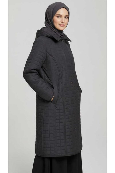 ECE GİYİM Women's Middle-Aged and Older Women's Fleece-Lined, Zippered, Pocke...