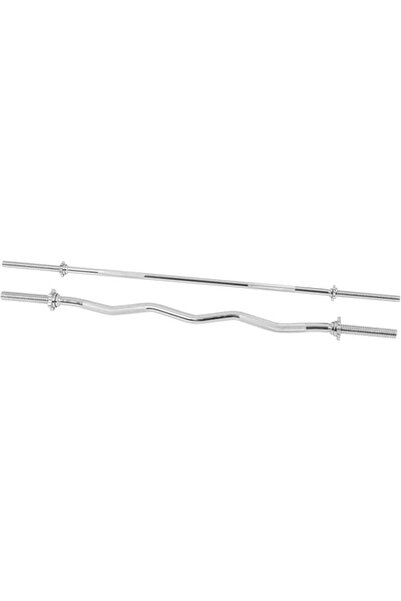 Gorilla Sports Set 2 bare, cromate, 170 cm, 120 cm
