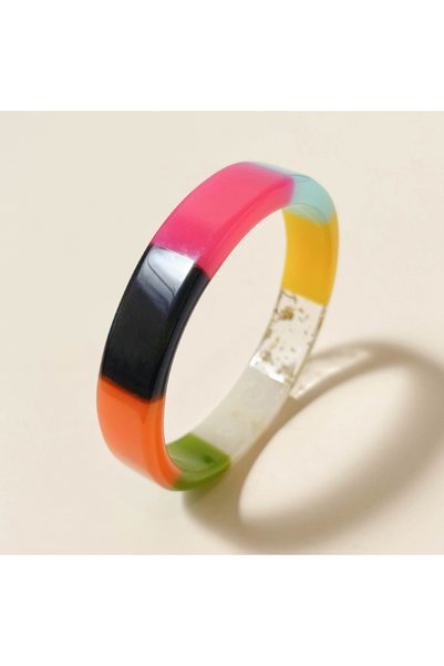 Choice KB254-1 Colorful Trendy Round Bangle Bracelets for Women Fashion Jewel...