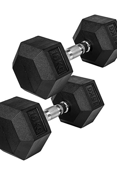 MOVIT Set de gantere Hexagon 4 - 60 kg 30 kg (2 x 15 kg)