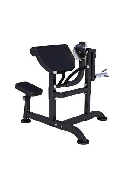 GORILLA MAXXUS Pro Bancă 2-în-1 pentru biceps și triceps, Negru