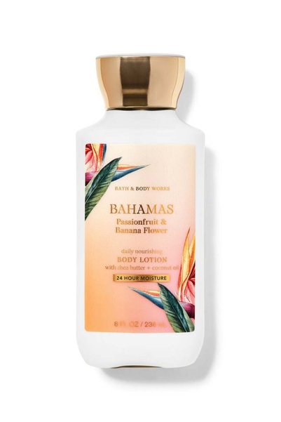Bath and Body Works كريم تغذية يومي للجسم بخلاصة فاكهة الباشن فروت والموز من ...