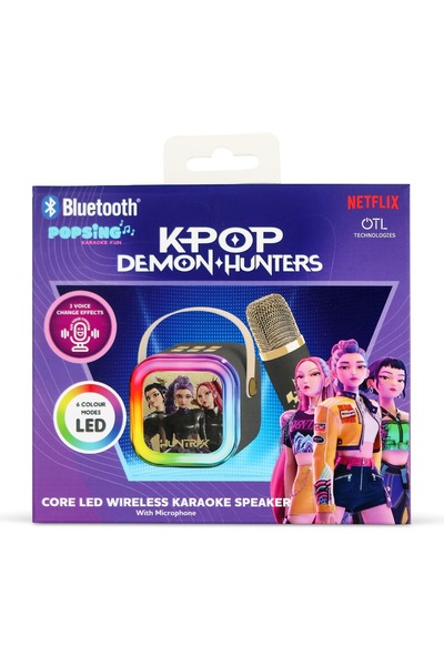 OTL Boxa wireless cu un microfon, OTL, K-Pop Demon Hunters PopSing, Negru